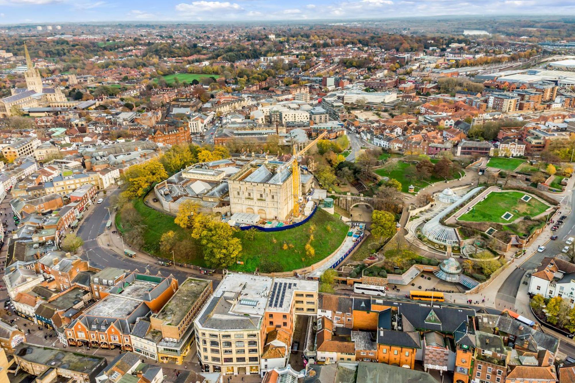 Furnished Modern Flat Overlooking Norwich Castle Exterior foto